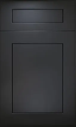Onyx Black Shaker cabinet door