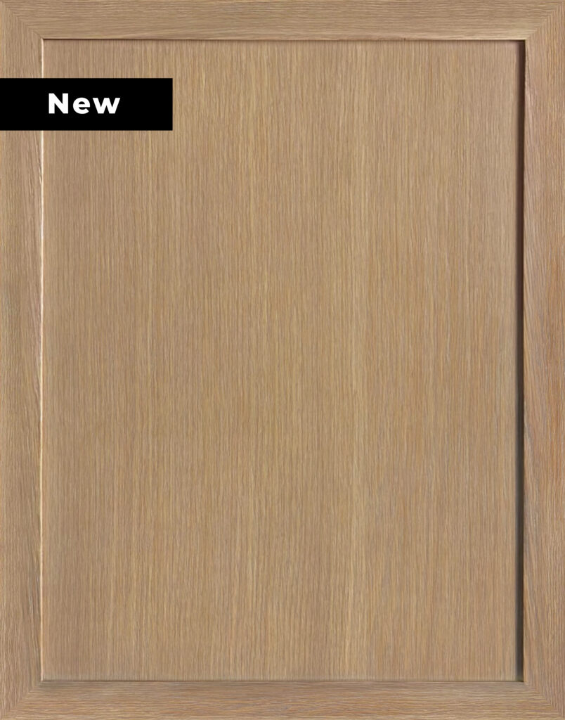 White Rift Oak Skinny Shaker cabinet door