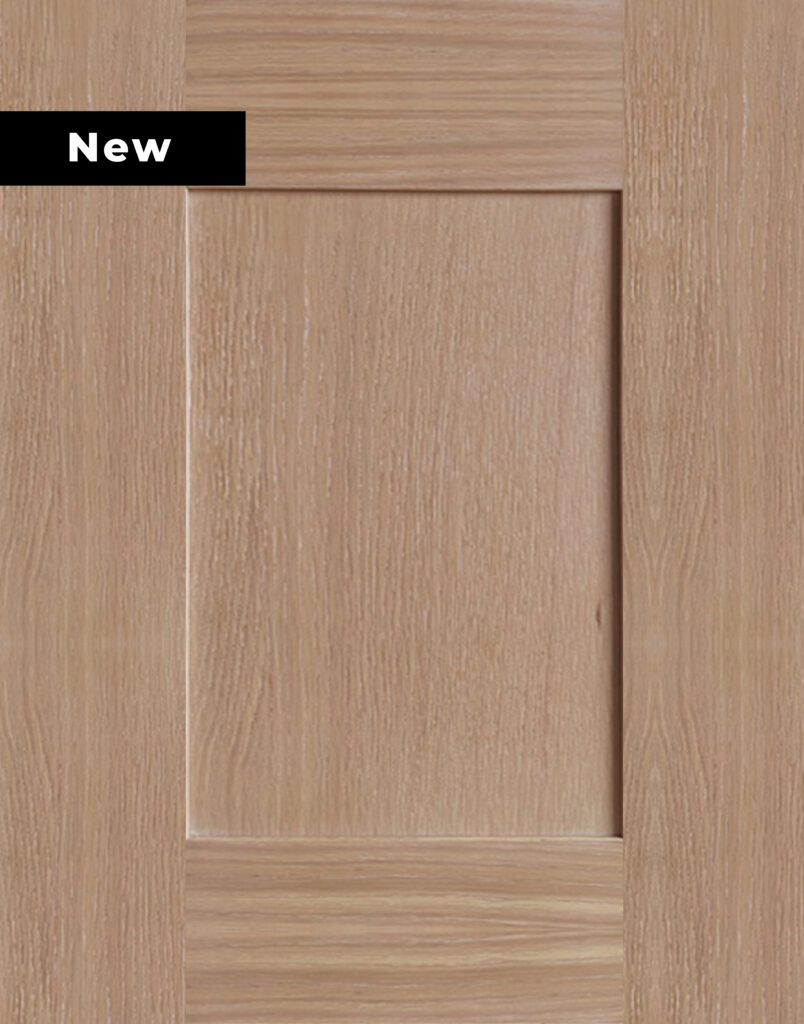 White Rift Oak cabinet door