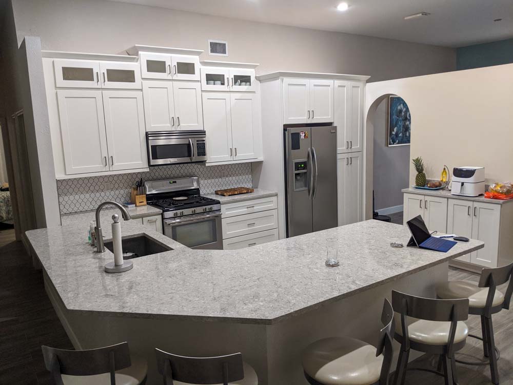 Kitchen cabinet remodeling project
